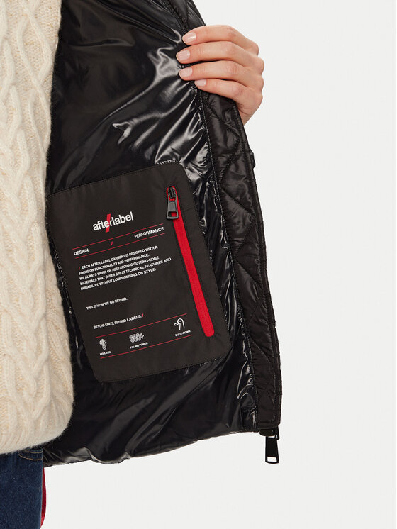 After Label After Label Pehelykabát Helsinki A00042 Fekete Regular Fit