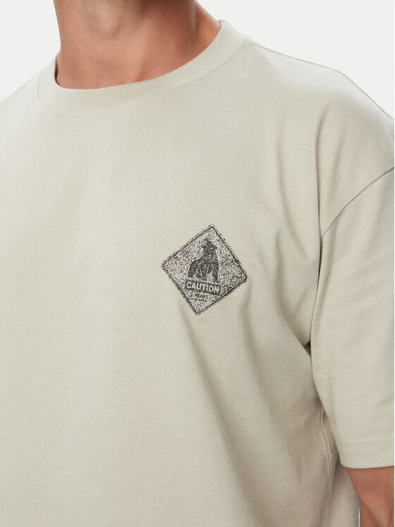 BOSS BOSS Tricou Te Tools 50571290 Bej Regular Fit