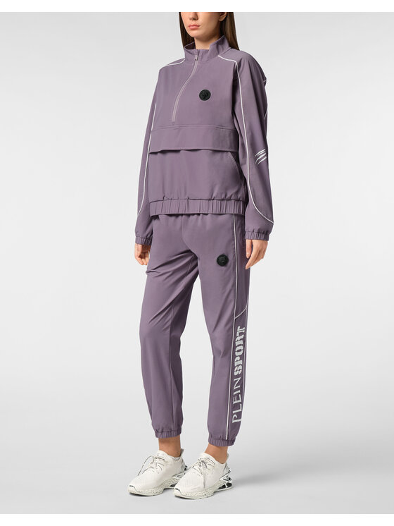 Plein Sport Plein Sport Outdoorová bunda 23439 Fialová Regular Fit