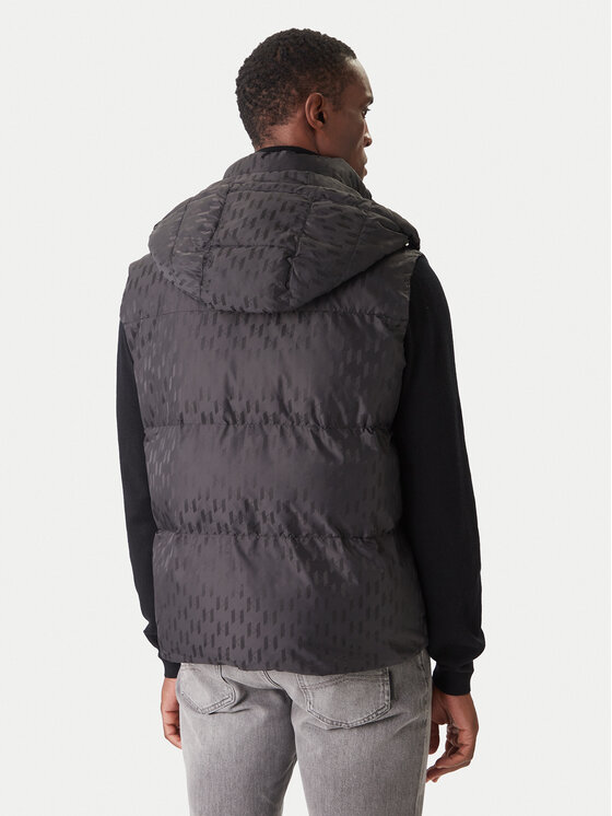 KARL LAGERFELD KARL LAGERFELD Prsluk 505017 554504 Crna Regular Fit