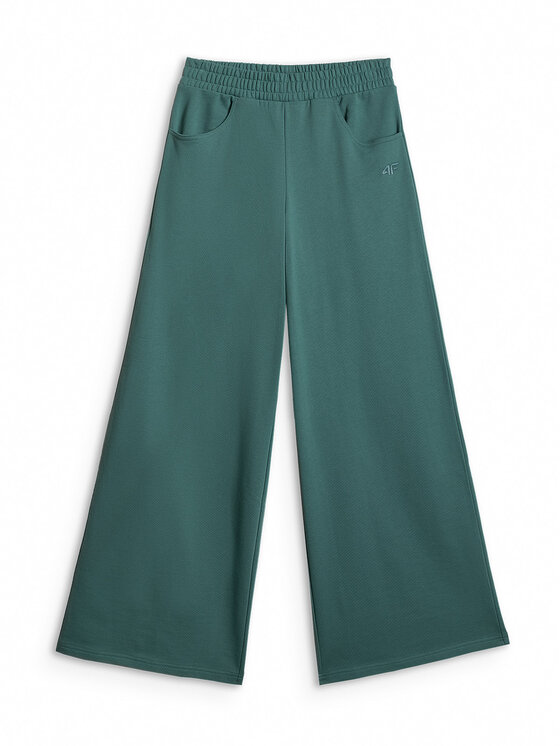 4F 4F Spodnie dresowe ESSENTIALS Turkusowy Loose Fit