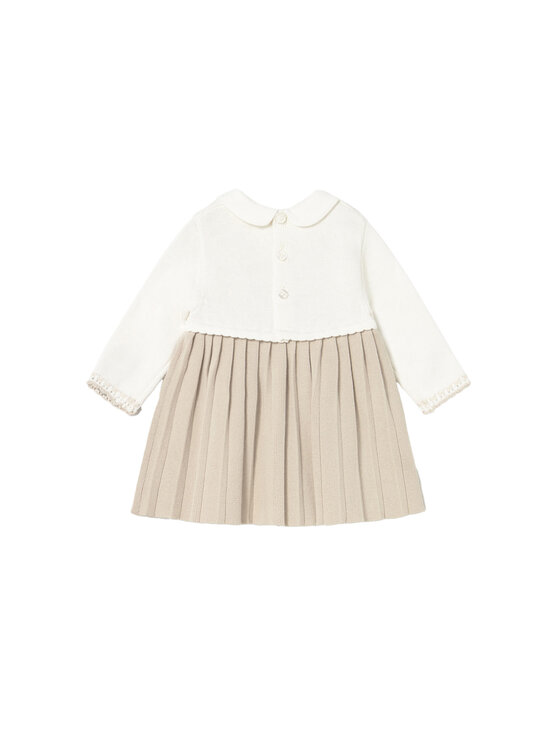 Mayoral Mayoral Elegantne kleit 2804 Beež Regular Fit