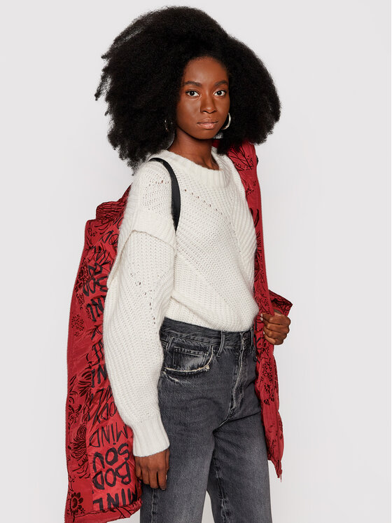 Desigual Desigual Winterjacke Japan 21WWEW02 Rot Regular Fit