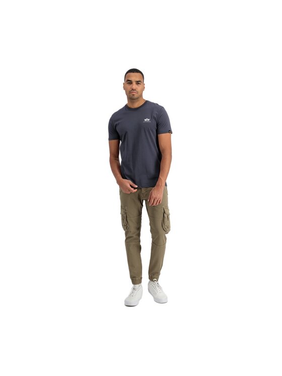 Alpha Industries Alpha Industries Tričko AI.188505-02-4XL Tmavomodrá Basic Fit