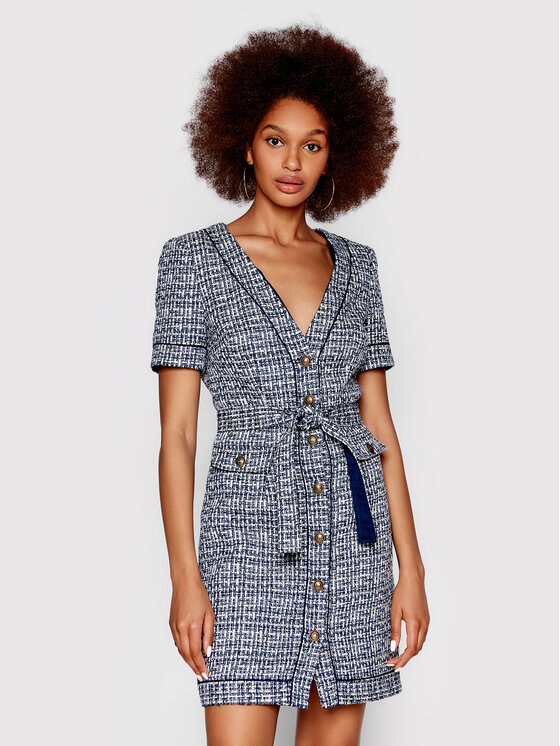 Marciano Guess Marciano Guess Трикотажна сукня Spencer Tweed 2GGK18 9701Z Кольоровий Slim Fit