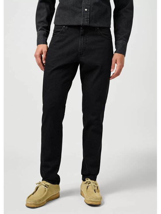 Wrangler Wrangler Jeansy RIVER Czarny Regular Fit