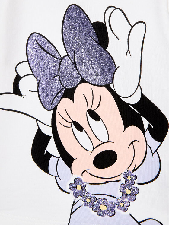 OVS OVS Set majica i leggins DISNEY 1756975 Bijela Regular Fit