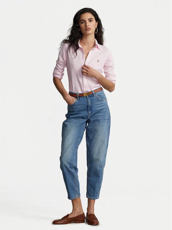 Polo Ralph Lauren Polo Ralph Lauren Košeľa Heidi 211664427002 Ružová Slim Fit