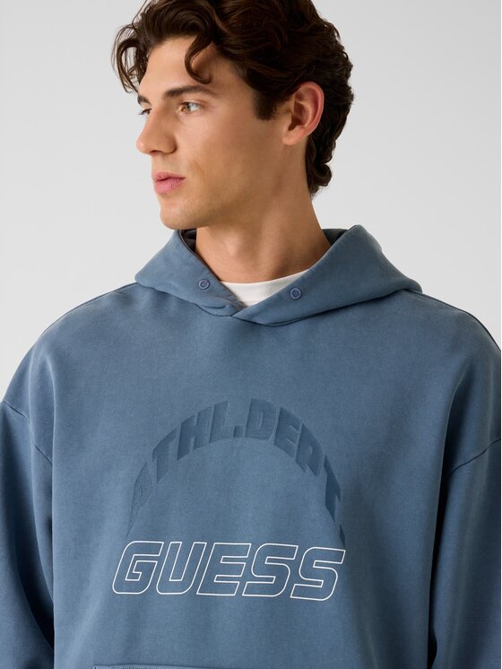Guess Guess Mikina 180492 Světle modrá Classic Fit