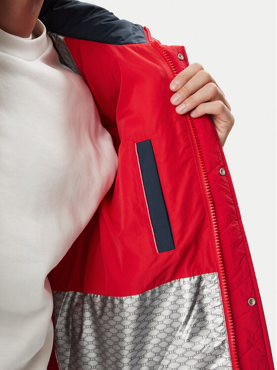 Tommy Jeans Tommy Jeans Winterjacke Vail Flag DM0DM23728 Dunkelblau Regular Fit