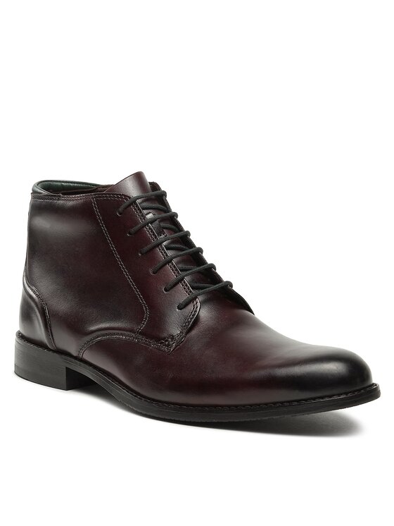 Clarks Clarks Gležnjarji Craftarlo Hi 261734597 Bordo rdeča