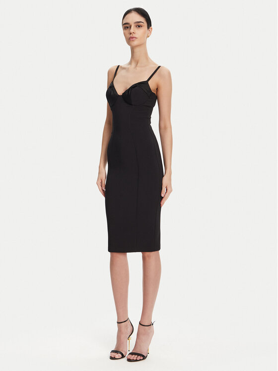 Elisabetta Franchi Elisabetta Franchi Koktélruha AB-702-51E2 Fekete Regular Fit
