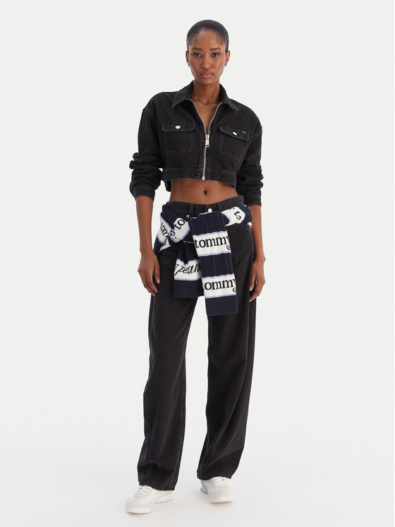 Tommy Jeans Tommy Jeans Jeansy DW0DW22522 Czarny Barrel Fit