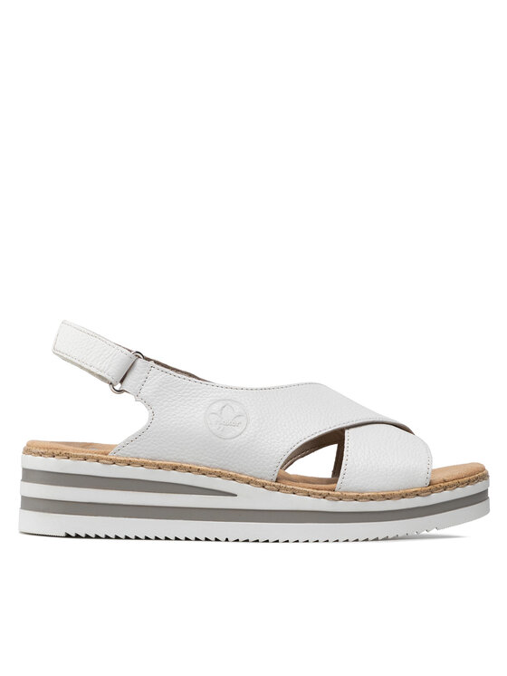 Rieker Rieker Sandalen V0271-80 Weiß