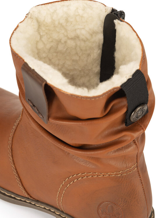 Rieker Rieker Polokozačky Z4180-22 Hnědá
