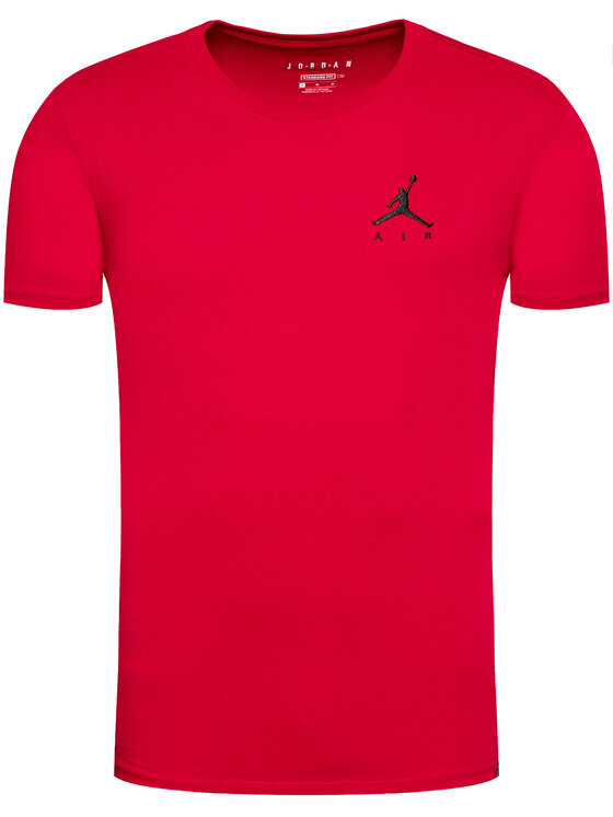 Nike Nike T-Shirt Jordan Jumpman AH5296 Czerwony Standard Fit
