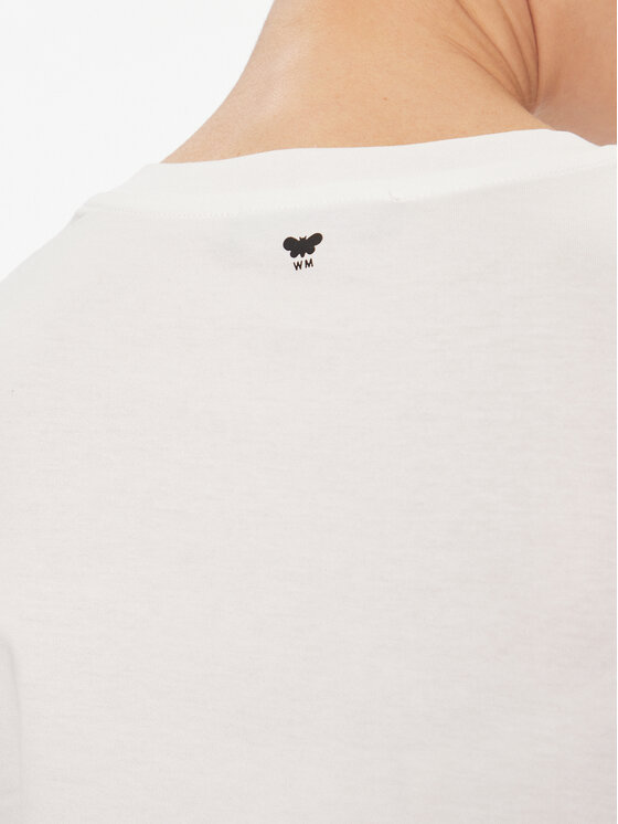 Weekend Max Mara Weekend Max Mara T-Shirt Nervi 2415971051 Bílá Regular Fit