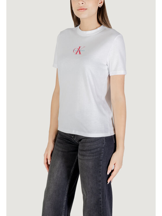 Calvin Klein Jeans Calvin Klein Jeans T-Shirt SS 20s CLASSIC LOGO Λευκό Classic Fit
