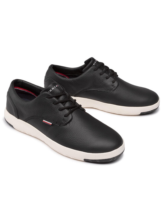 Tommy Hilfiger Sneakers Lighweight City Leather Shoe FM0FM02862 Nero