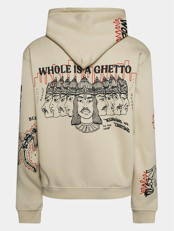 Grimey Sweatshirt GCH583 Beige Urban Fit Modivo.at