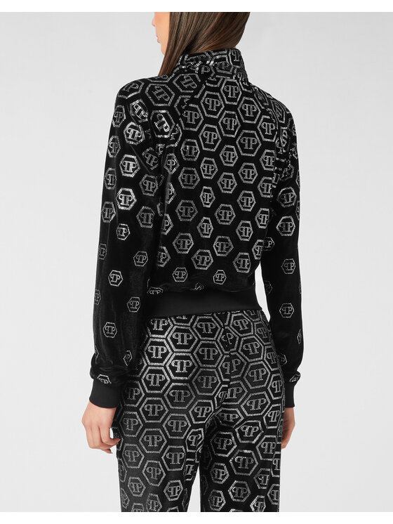 PHILIPP PLEIN PHILIPP PLEIN Bluza 26311 Czarny Jogger Fit