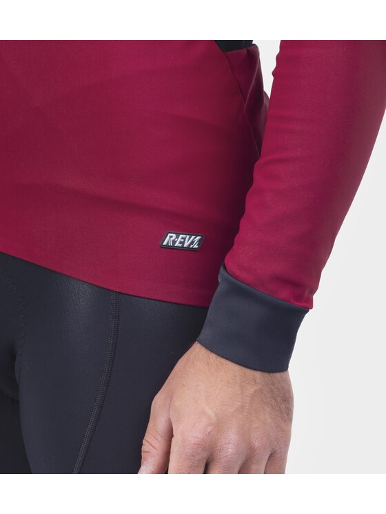 Alé Cycling Alé Cycling Kurtka softshell R-EV1 Future Warm Bordowy Regular Fit
