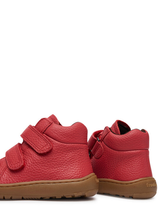 Froddo Froddo Kotníková obuv Barefoot Winter Furry G3110263-7 M Červená