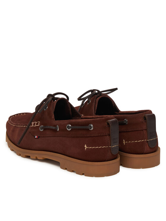 Tommy Hilfiger Tommy Hilfiger Mokasyny Light Sde FM0FM05747 Brązowy