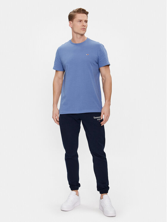 Tommy Jeans Tommy Jeans T-Shirt Classic DM0DM09598 Niebieski Regular Fit