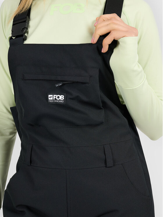 4F 4F Spodnie snowboardowe FOB Szary ciemny Regular Fit