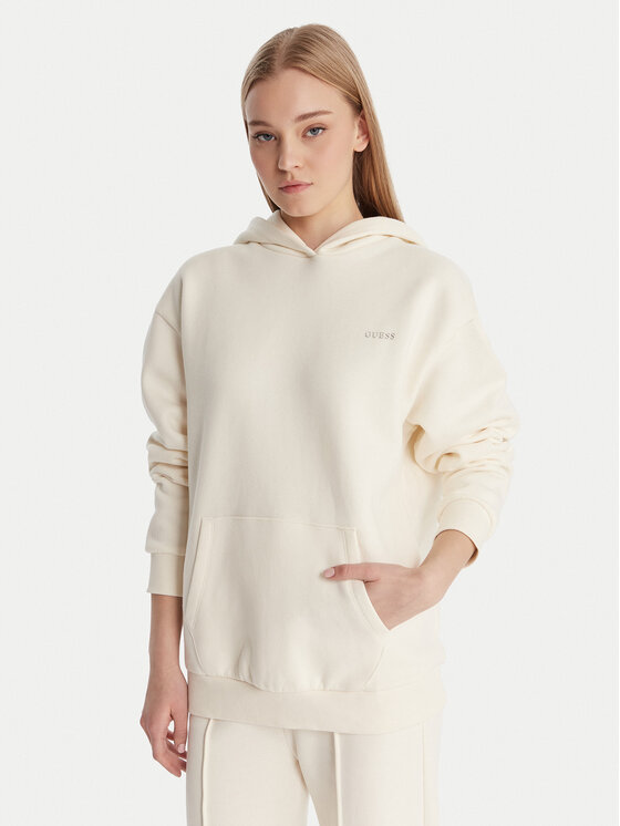 Guess Bluză V6RQ14 K9V31 Écru Regular Fit