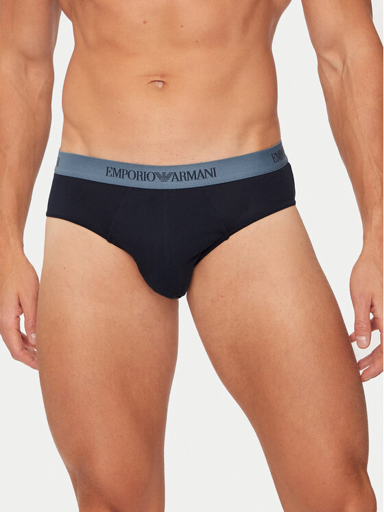 Emporio Armani Underwear Emporio Armani Underwear Комплект 3 чифта слипове 111624 4F722 75536 Тъмносин