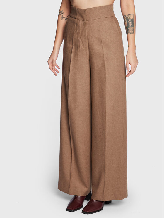 MVP Wardrobe MVP Wardrobe Hlače Lady Liberty MVPI2PA046.0PN0034 Bež Relaxed Fit