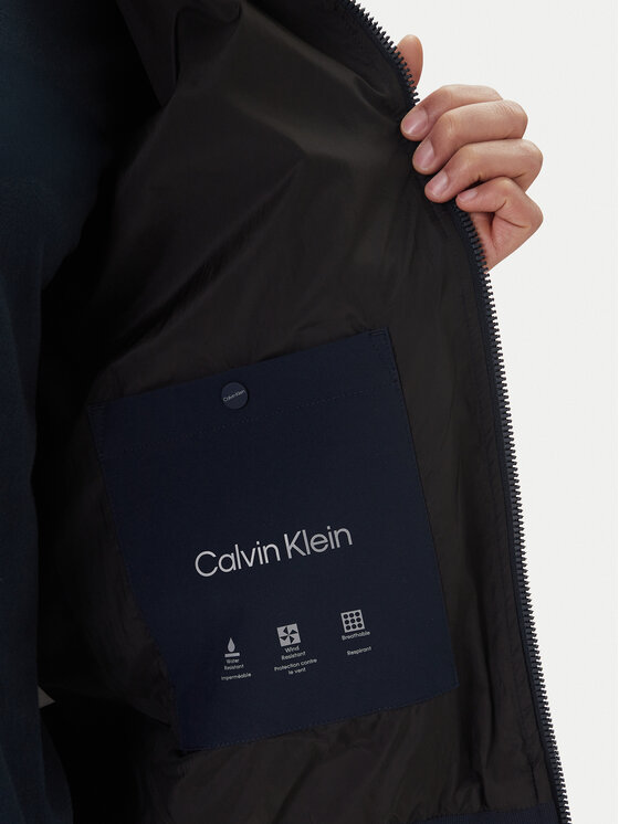Calvin Klein Calvin Klein Bomber stila jaka LV04LF506G Tumši zils Regular Fit