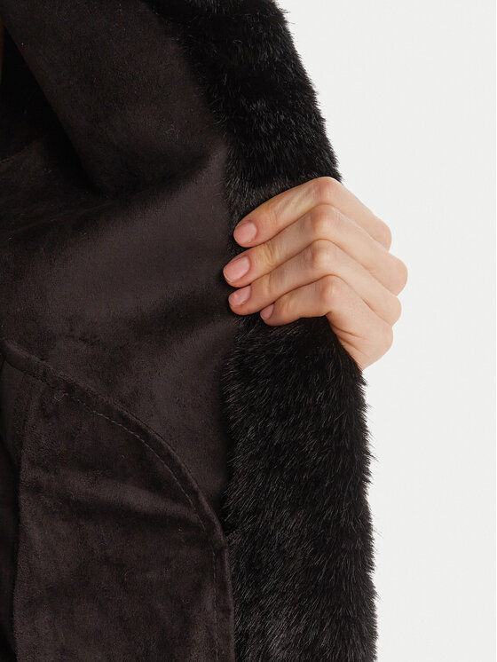 Guess Guess Шуба W5BL64 W3920 Чорний Regular Fit