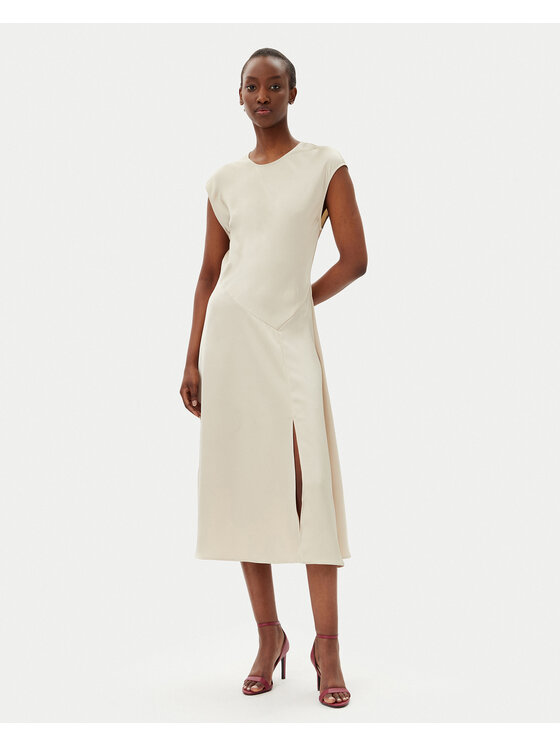 MAX&Co. MAX&Co. Koktel haljina Legume 2516221024200 Écru Regular Fit