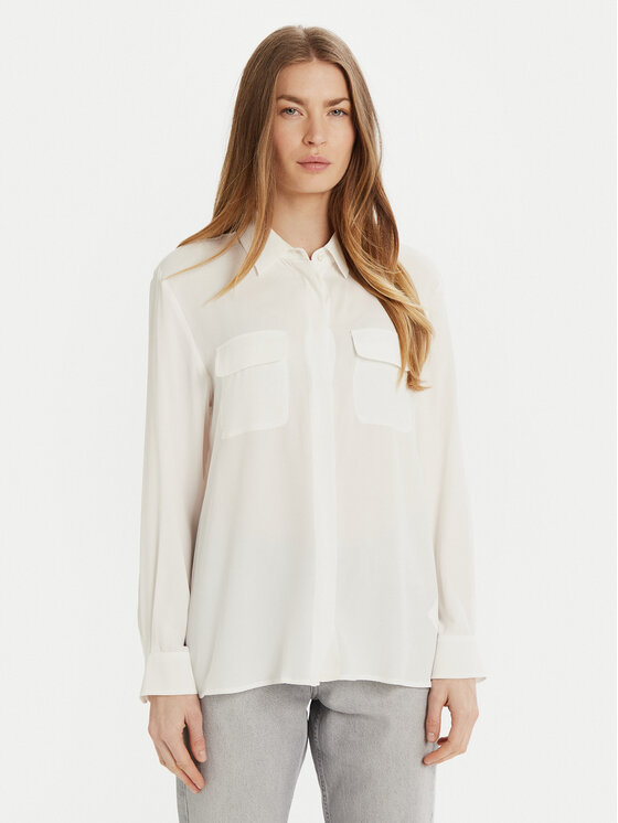 Marella Marella Camicia Ordine 2513111151 Bianco Regular Fit