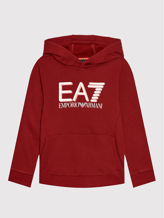 emporio armani red hoodie