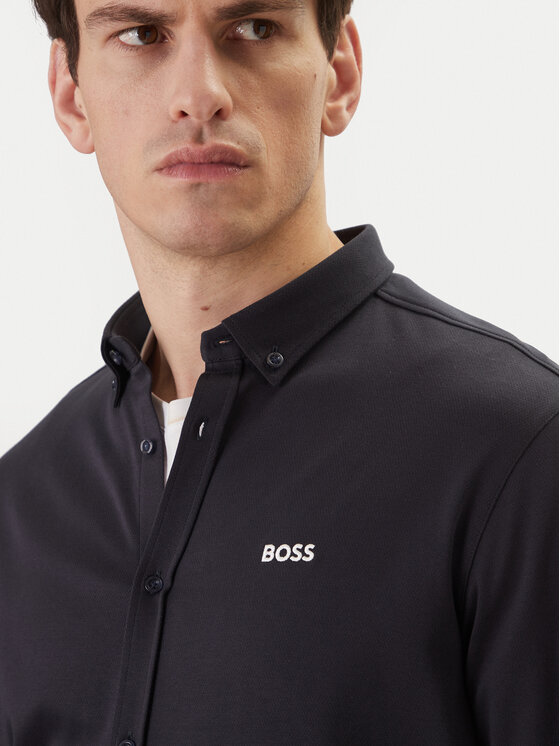 BOSS BOSS Marškiniai ST Motion 50555946 Tamsiai mėlyna Regular Fit
