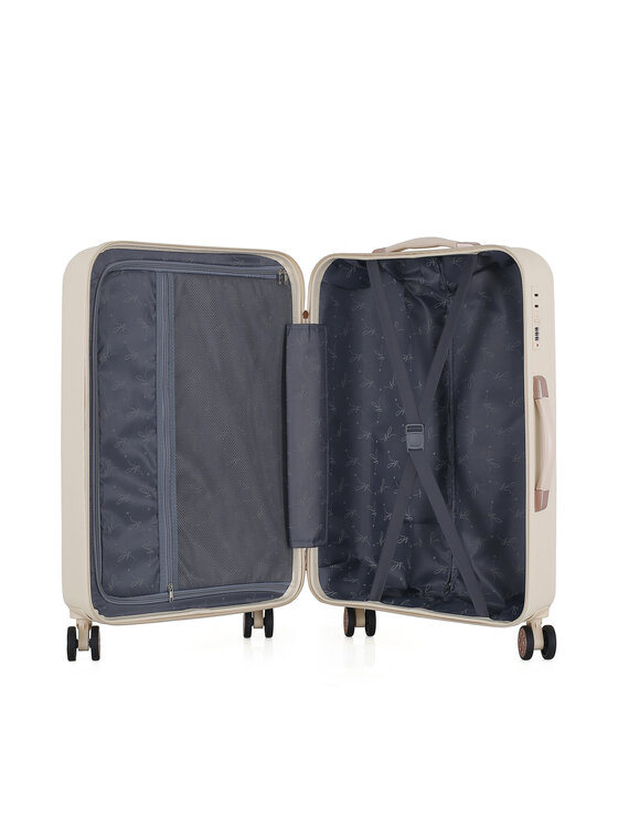 Semi Line Semi Line Середня валіза T5791-2 Écru