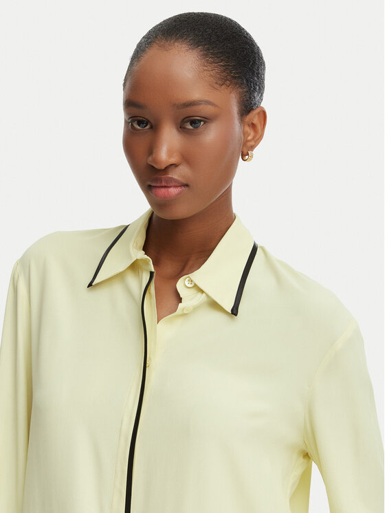 Simona Corsellini Simona Corsellini Camicia P26CPCA01301 Verde chiaro Regular Fit