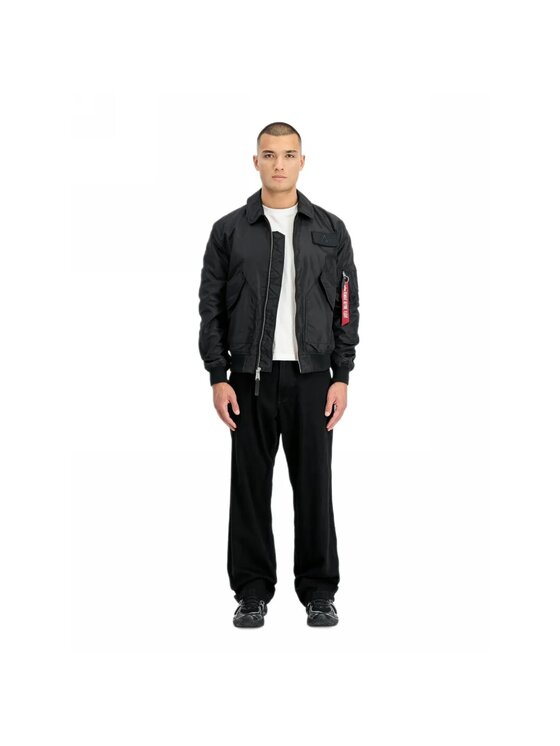 Alpha Industries Alpha Industries Bunda pro přechodné období AI.266101 Černá Slim Fit