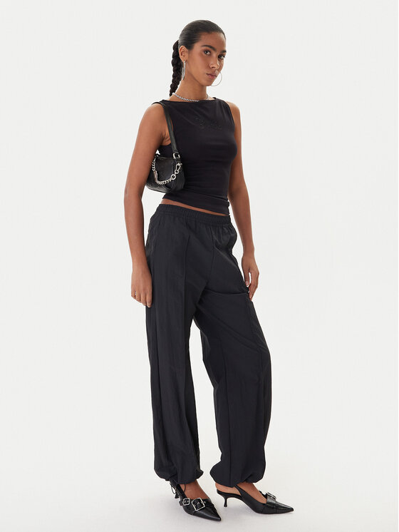 Juicy Couture Juicy Couture Marškinėliai Mia JCWCT225315 Juoda Slim Fit