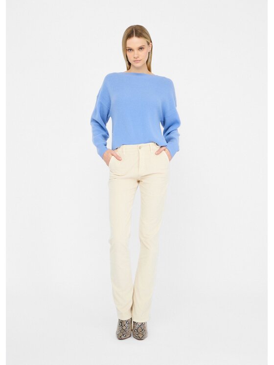 Liu Jo Liu Jo Spodnie materiałowe MF5308T459020304 Beżowy Slim Fit