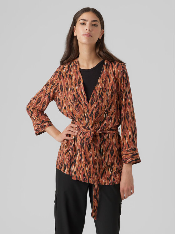 Vero Moda Vero Moda Palaidinė Easy 10297344 Ruda Relaxed Fit