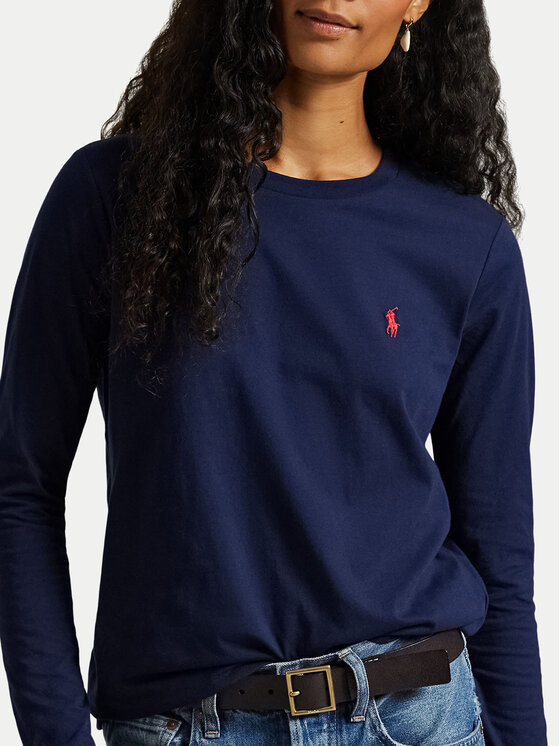 Polo Ralph Lauren Polo Ralph Lauren Μπλουζάκι 211898699002 Σκούρο μπλε Regular Fit