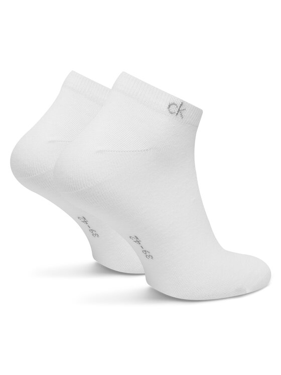 Calvin Klein Calvin Klein Trumpos kojinės 701234366 Balta