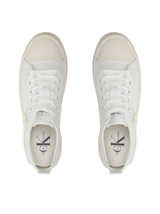 Calvin Klein Jeans Calvin Klein Jeans Plátěnky Lugged Hybrid Laceup Ml Mtr YW0YW01505 Bílá