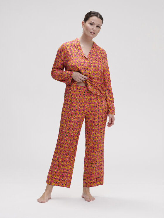 Simone Pérèle Simone Pérèle Cămașă pijama Songe 18S957 Roz Wide Fit