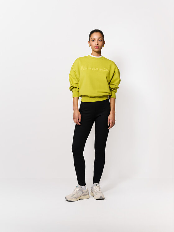 La Mania La Mania Bluza LEVIN Zielony Basic Fit